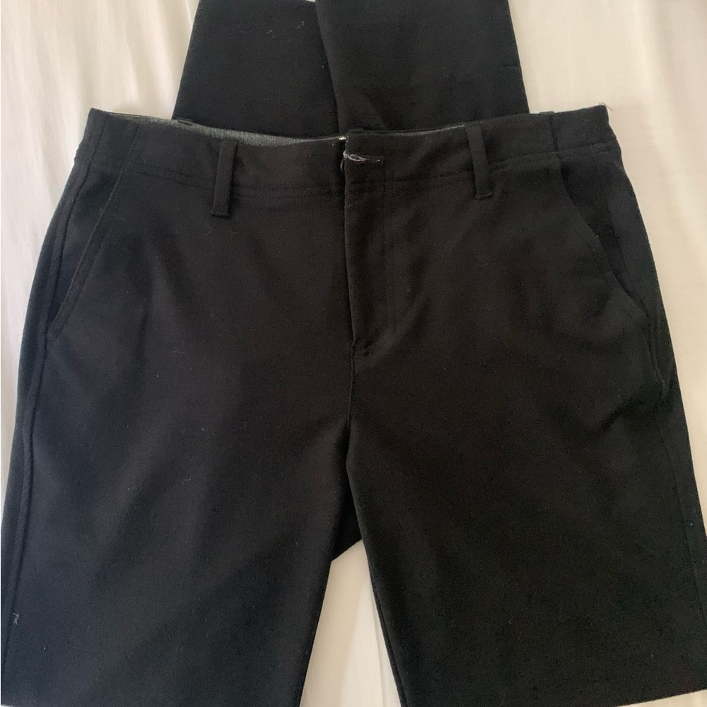 GAP Black Double Knit Girlfriend Slacks